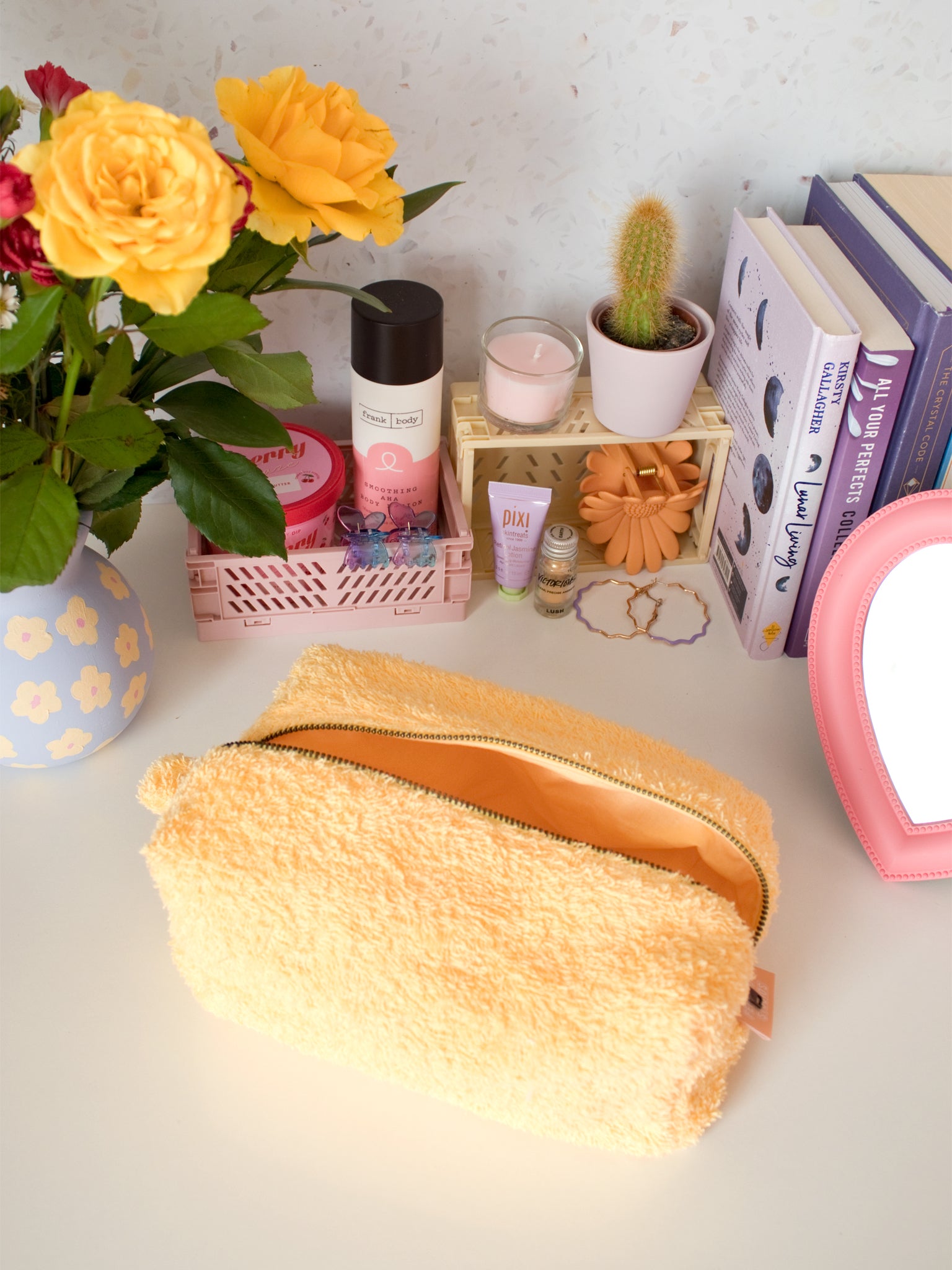 Terry Cloth Cosmetic Makeup Bag – Naturally Drenched