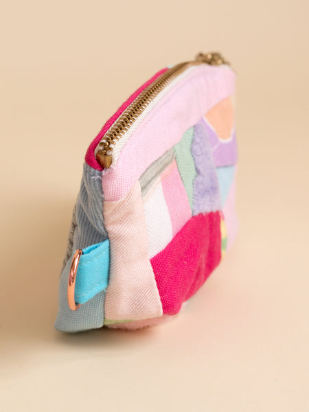 Zero Waste Mismatch Patchwork Coin Purse