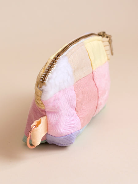 Zero Waste Pastel Patchwork Coin Purse