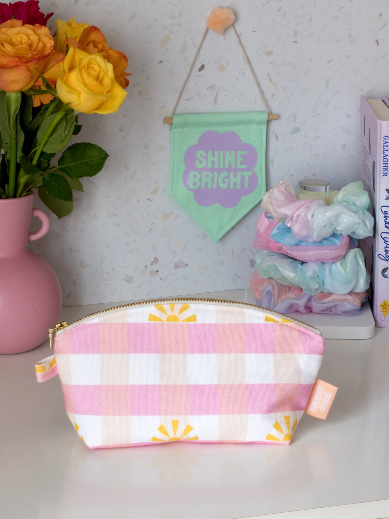 Purple Corduroy Makeup Bag – Peachpuff Studios