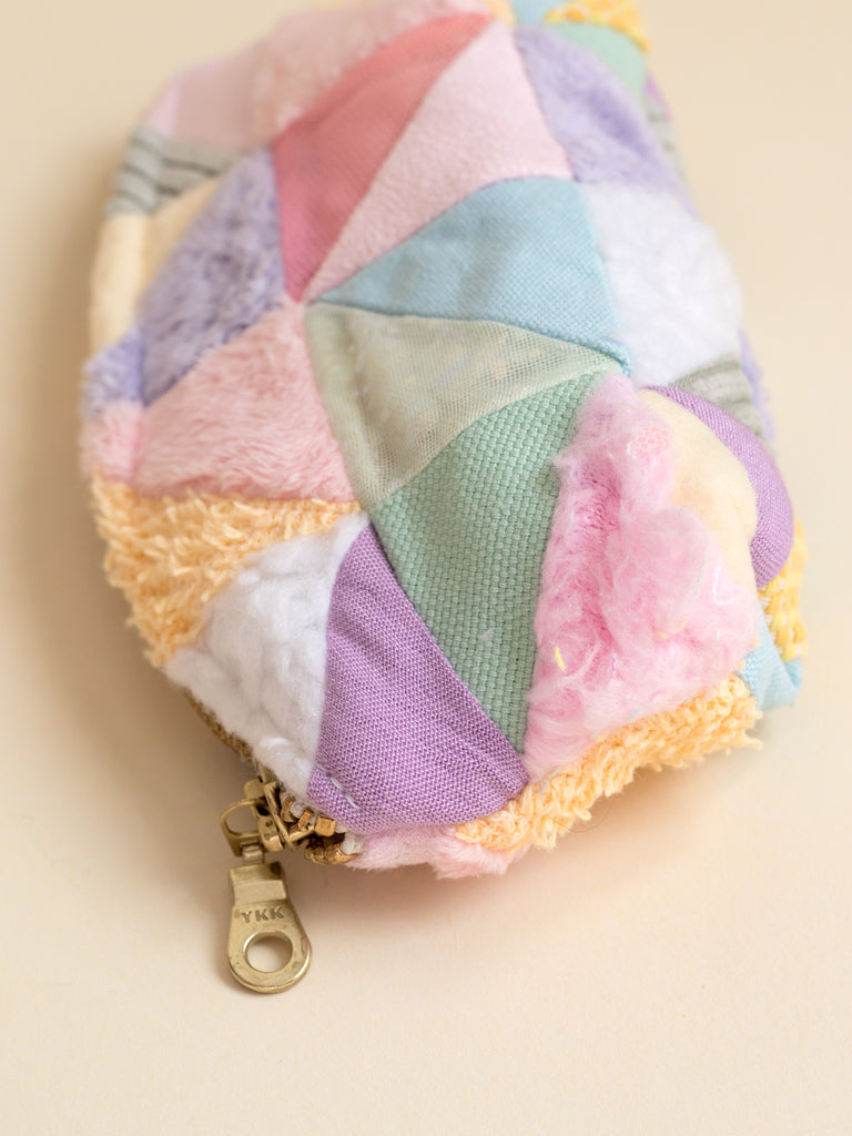 Zero Waste Triangle Patchwork Coin Purse