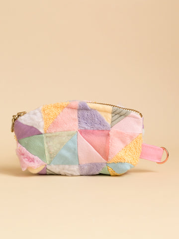 Zero Waste Triangle Patchwork Coin Purse